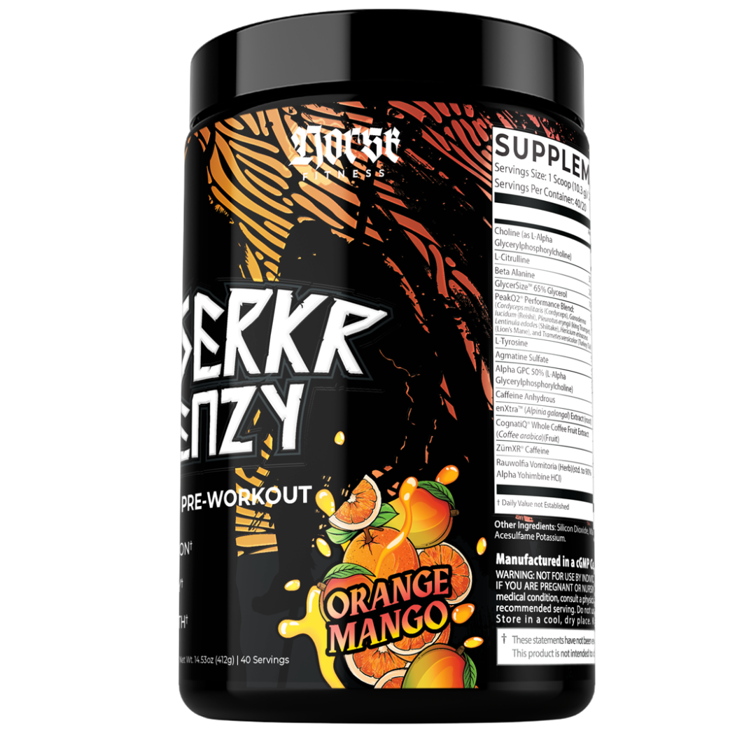 Berserkr Frenzy Pre-Workout – NORSE FITNESS Berserkr Frenzy Pre-Workout – NORSE FITNESS